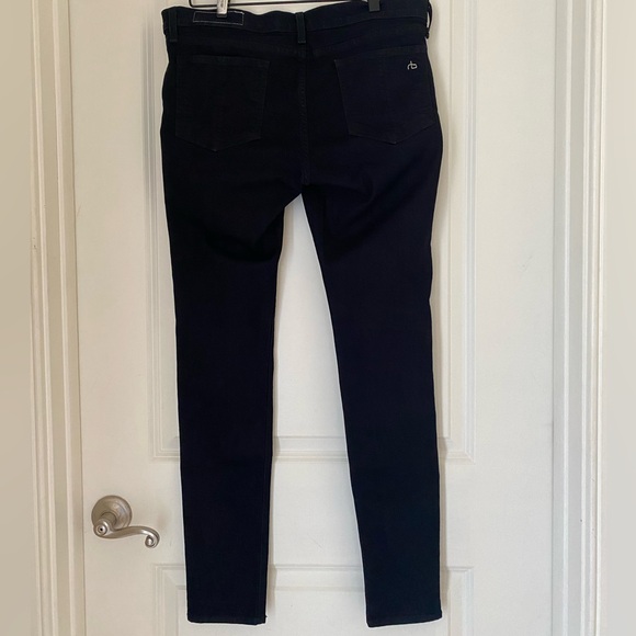 Rag & Bone The Legging Jean Wash Midnight & Skinny Denim Dark Blue Size 31 - Picture 7 of 11